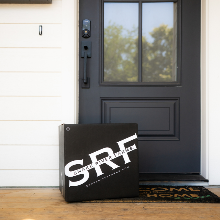 SRF Box on door step 