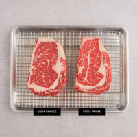 USDA Choice and USDA Prime ribeye comparison |lifestyle