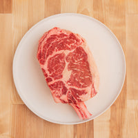 USDA Prime Ribeye Steak on plate |Prime