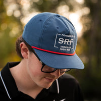 man wearing SRF hat 