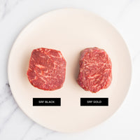 SRF Black® vs SRF Gold® ribeye filet comparison |lifestyle