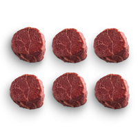 Filet Mignon 6 oz. 6-Pack raw steaks 