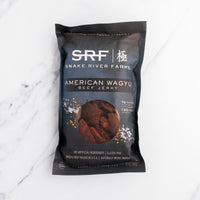 package of SRF wagyu beef jerky 