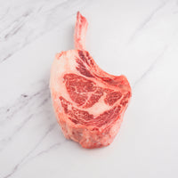 raw SRF Black® tomahawk steak |SRF Black®