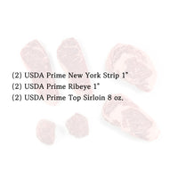 graphic with description of USDA Prime Assortment box