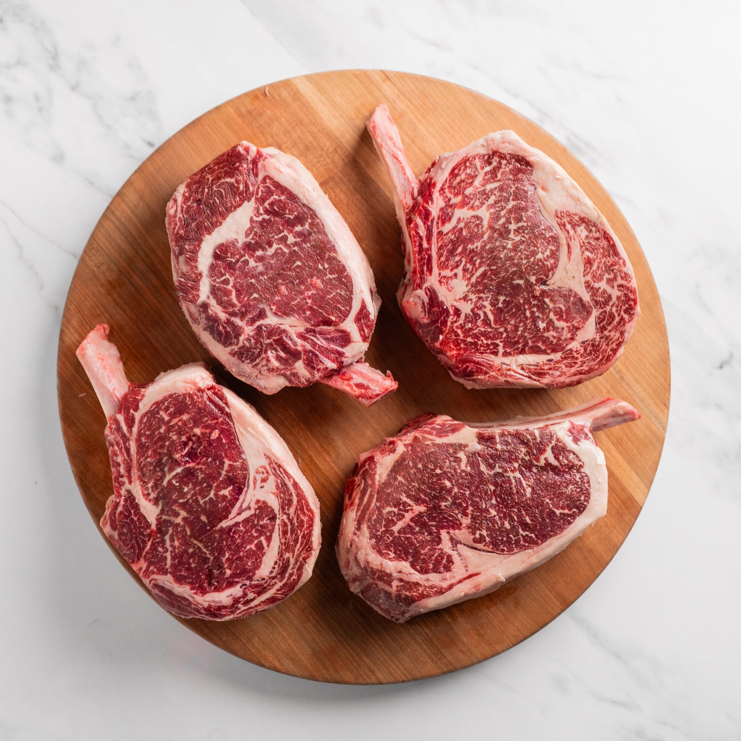 Four pack of USDA Prime Cowboy Steaks