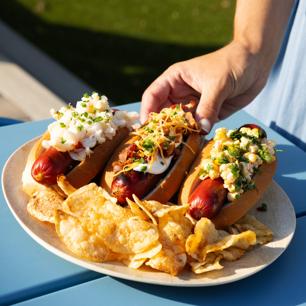 Wagyu Hot Dog Flight
