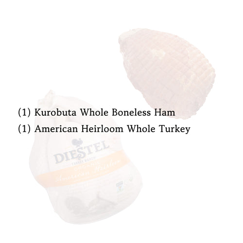 Whole Boneless Ham & Turkey Box