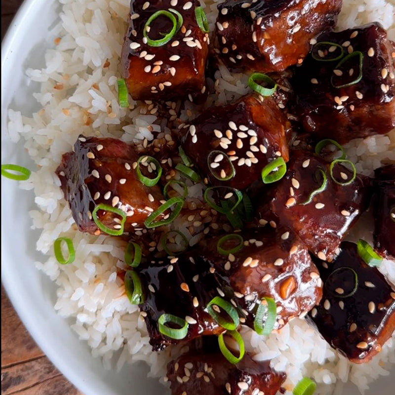 Honey Garlic Wagyu Tenderloin Steak Bites